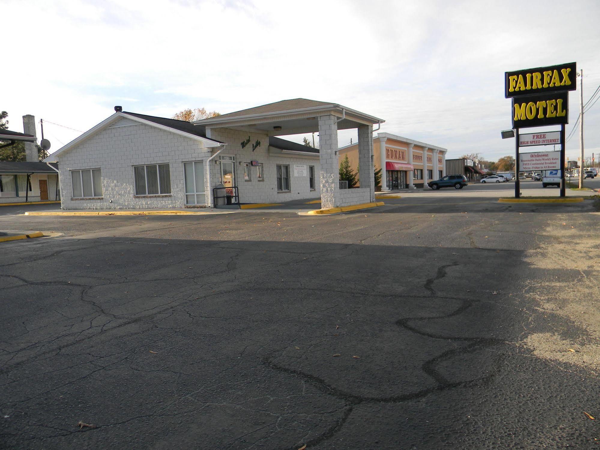 Fairfax Motel Roanoke Rapids Eksteriør billede